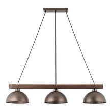 OSLO Brown Scandinavian 3-Light Pendant for Dining Table & Kitchen Island
