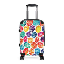 Colorful Polka Dot Carry-On Suitcase – Vibrant Watercolor Travel Luggage