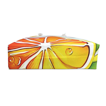 Sac de voyage Tranches d'agrumes | Grand cabas orange citron