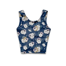 Youth Bamboo Longline Bralette-Style Tank | Celestial Floral