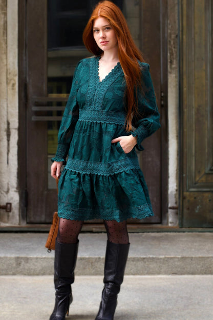 Robe Bohème Edith en Dentelle