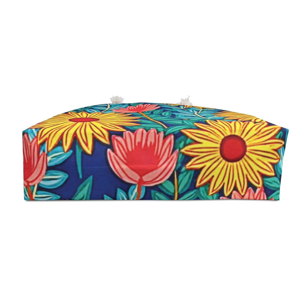 Sac de week-end floral tournesol | Sac fourre-tout botanique lumineux | Grand sac fourre-tout | sac de maman de tous les jours | sac de maman nomade