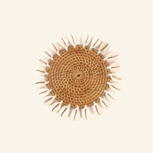 Le Sous-verre Colonial Shell - Brun Naturel