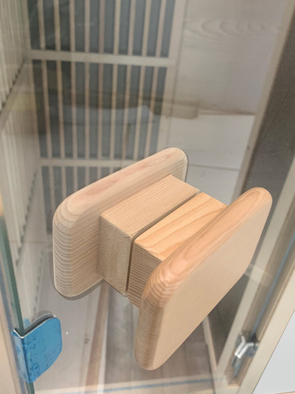 Blisspod | Vienne | Sauna infrarouge lointain | Pruche du Canada très faible champ électromagnétique | 185 cm H x 90 cm L x 65 cm P | 1 personne