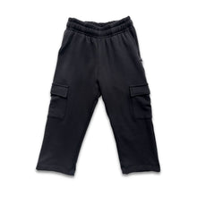 Youth Bamboo Fleece Cargo Pants | Black