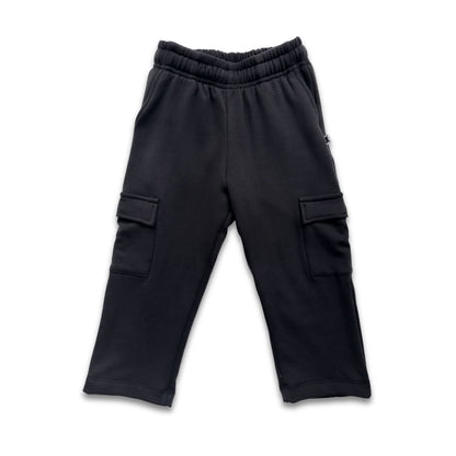 Kids' Bamboo Fleece Cargo Pants | Navy