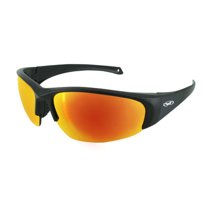 Lunettes de soleil de moto à branches flexibles Global Vision Eyedol. Lunettes de conduite homologuées