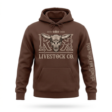 RR LIVESTOCK CO. HOODIE | Espresso