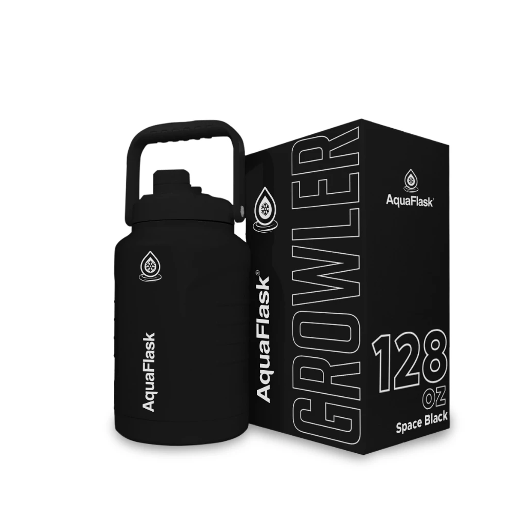 Bouteilles d'eau isothermes sous vide AquaFlask Original 3785 ml (128 oz)