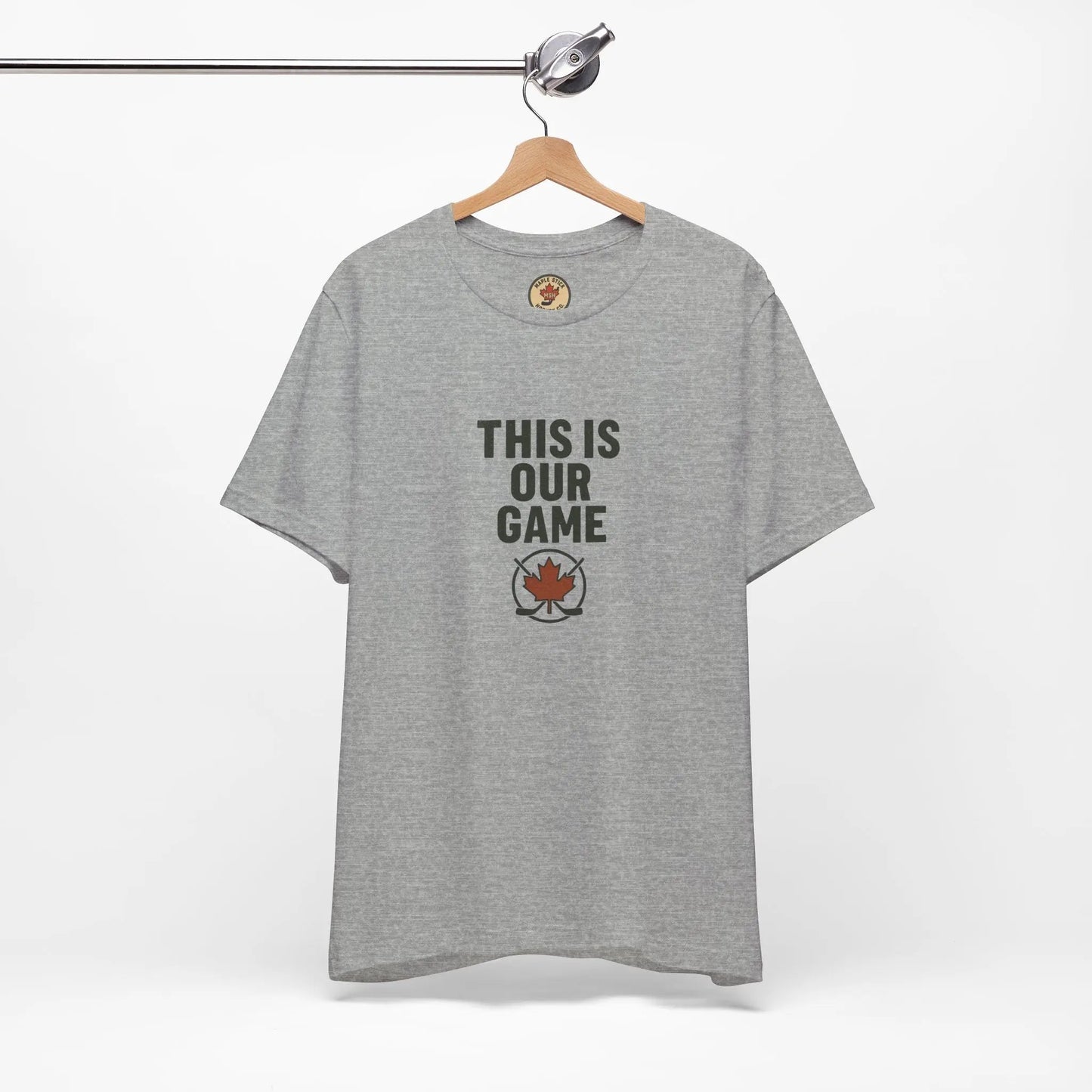 T-shirt de supporter de hockey Maple Stick – L'esprit des jours de match