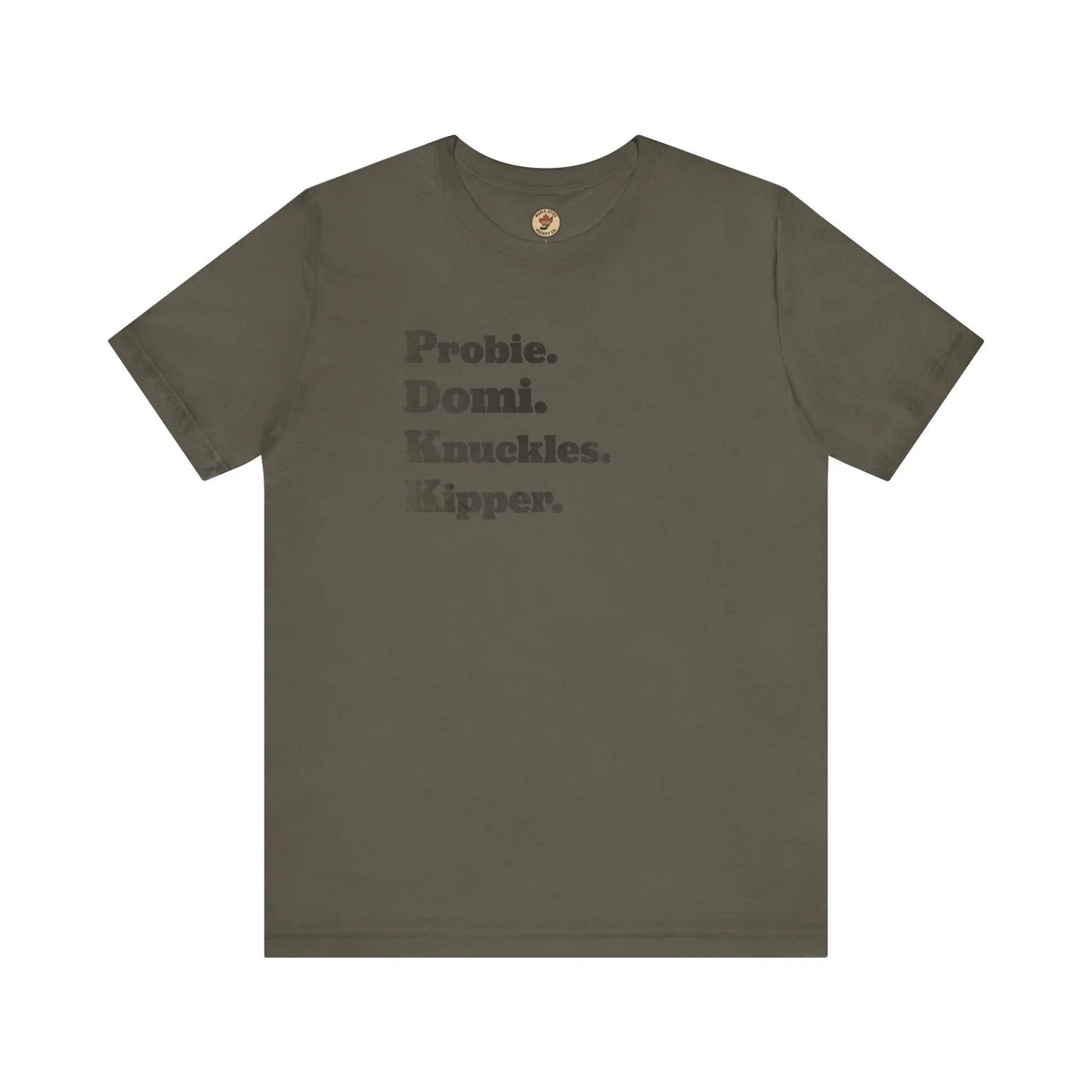 T-shirt Probie Domi Knuckles Kipper - Bagarreurs de la LNH - Maple Stick Hockey Co. - Vrai fan