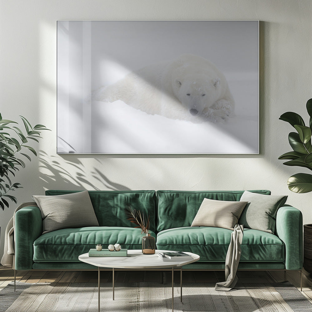 Art mural blanc