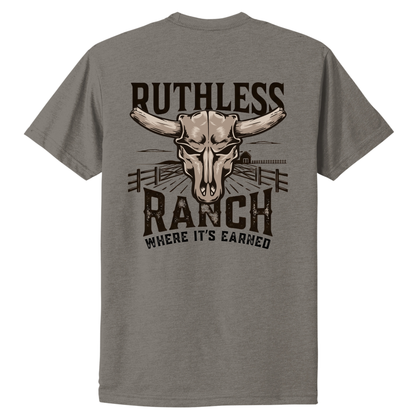 RUTHLESS RANCH T-SHIRT | Warm Grey