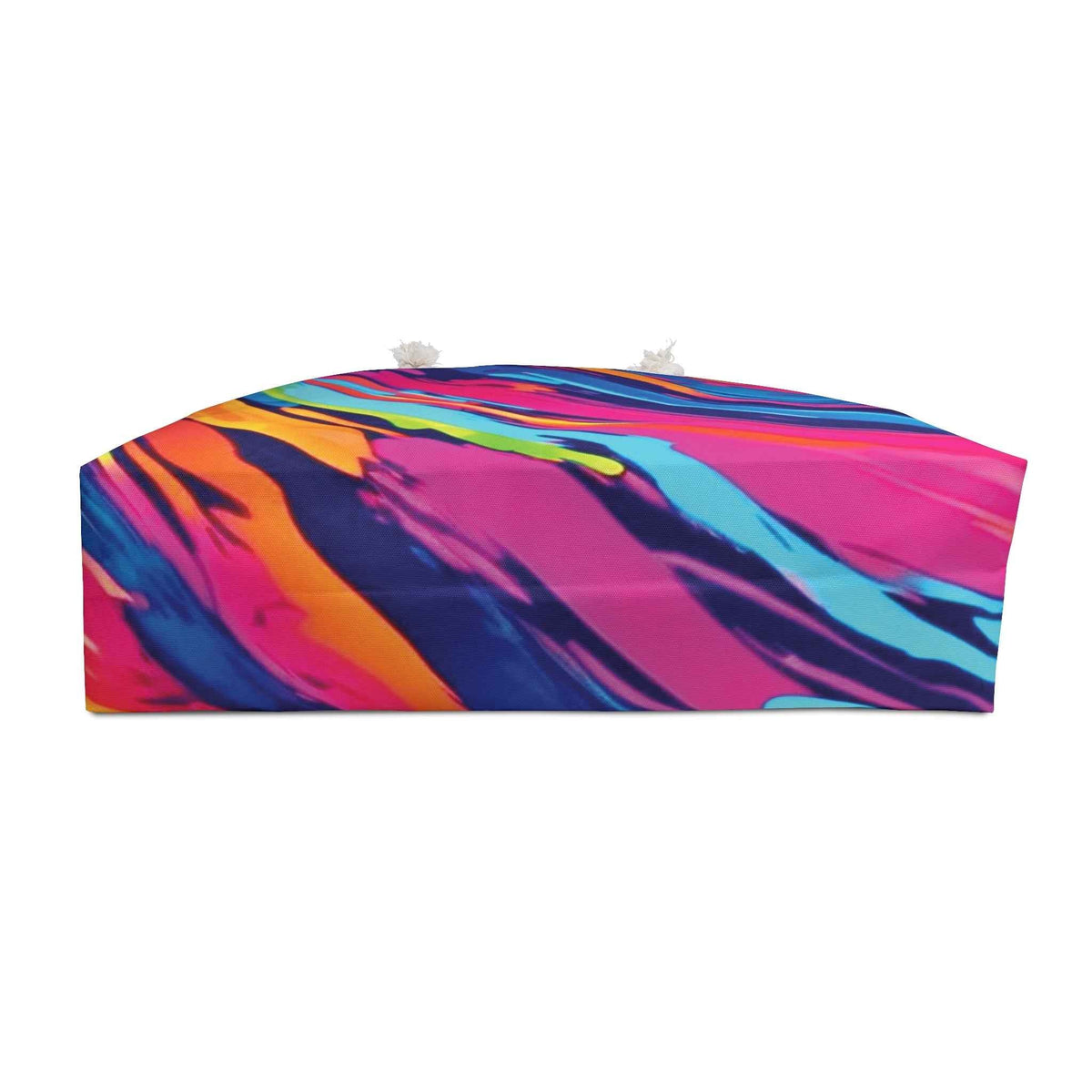 Sac de voyage abstrait avec motif de peinture fluo | Fourre-tout de voyage coloré | Grand sac fourre-tout