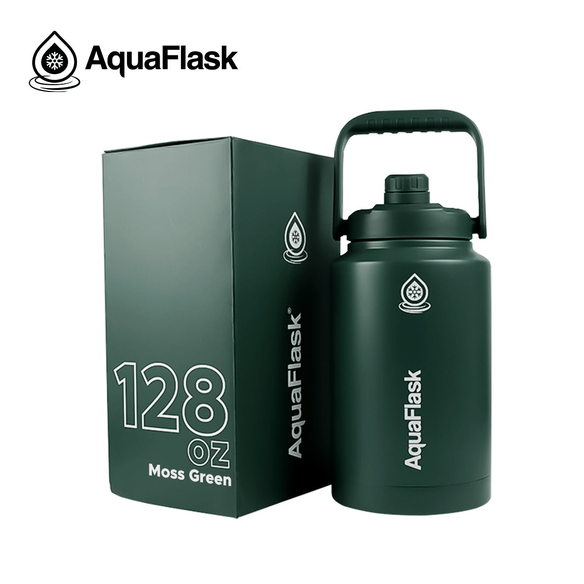 Bouteilles d'eau isothermes sous vide AquaFlask Original 3785 ml (128 oz)