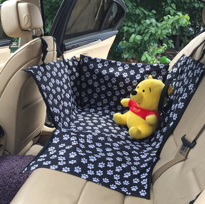 Housse de siège hamac pour chien – Tapis de voyage imperméable en Oxford pour animal de compagnie avec harnais de sécurité