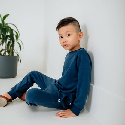 Baby/Kids' Bamboo Fleece Raglan Pullover | Terracotta