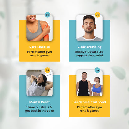 Zen & Hearth Sport Shower Steamers – Post-Workout Recovery & Clearing Breath Aromatherapy with Eucalyptus, Mint & Menthol for Athletes & Active Lifestyles – Made in Canada