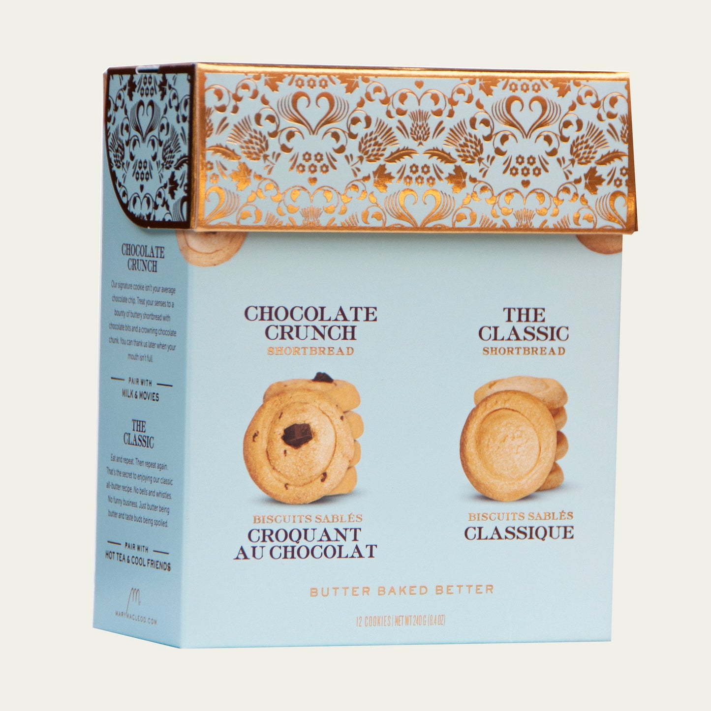 Shopify Collective - Boîte cadeau moyenne de biscuits.
