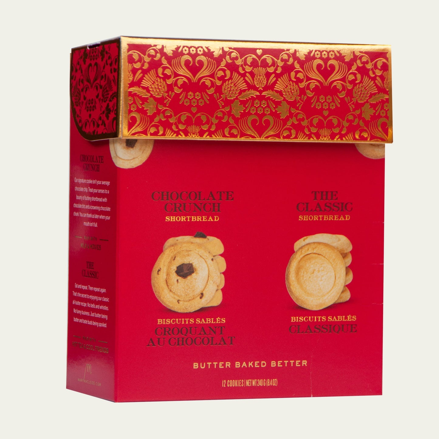 Shopify Collective - Boîte cadeau moyenne de biscuits.