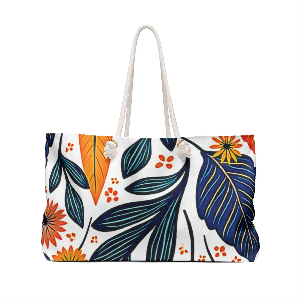 Sac de week-end floral Feuilles d'automne | Grand sac fourre-tout Feuilles d'automne