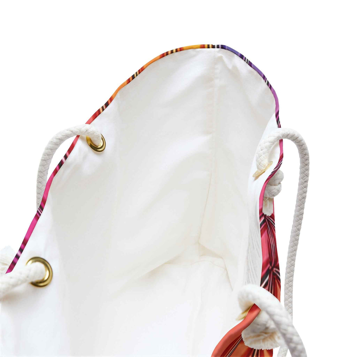 Sac de voyage à motifs géométriques colorés | Motif dégradé arc-en-ciel