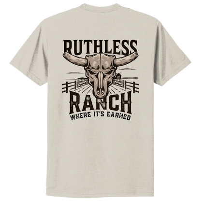 RUTHLESS RANCH T-SHIRT | Sand