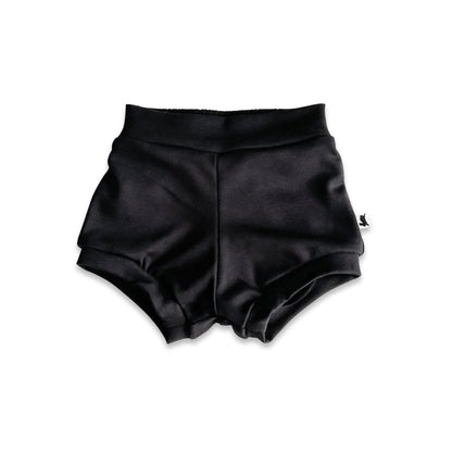 Baby Bamboo High-Waisted Shorties | Bison Plaid
