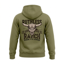 RUTHLESS RANCH HOODIE | Army Green
