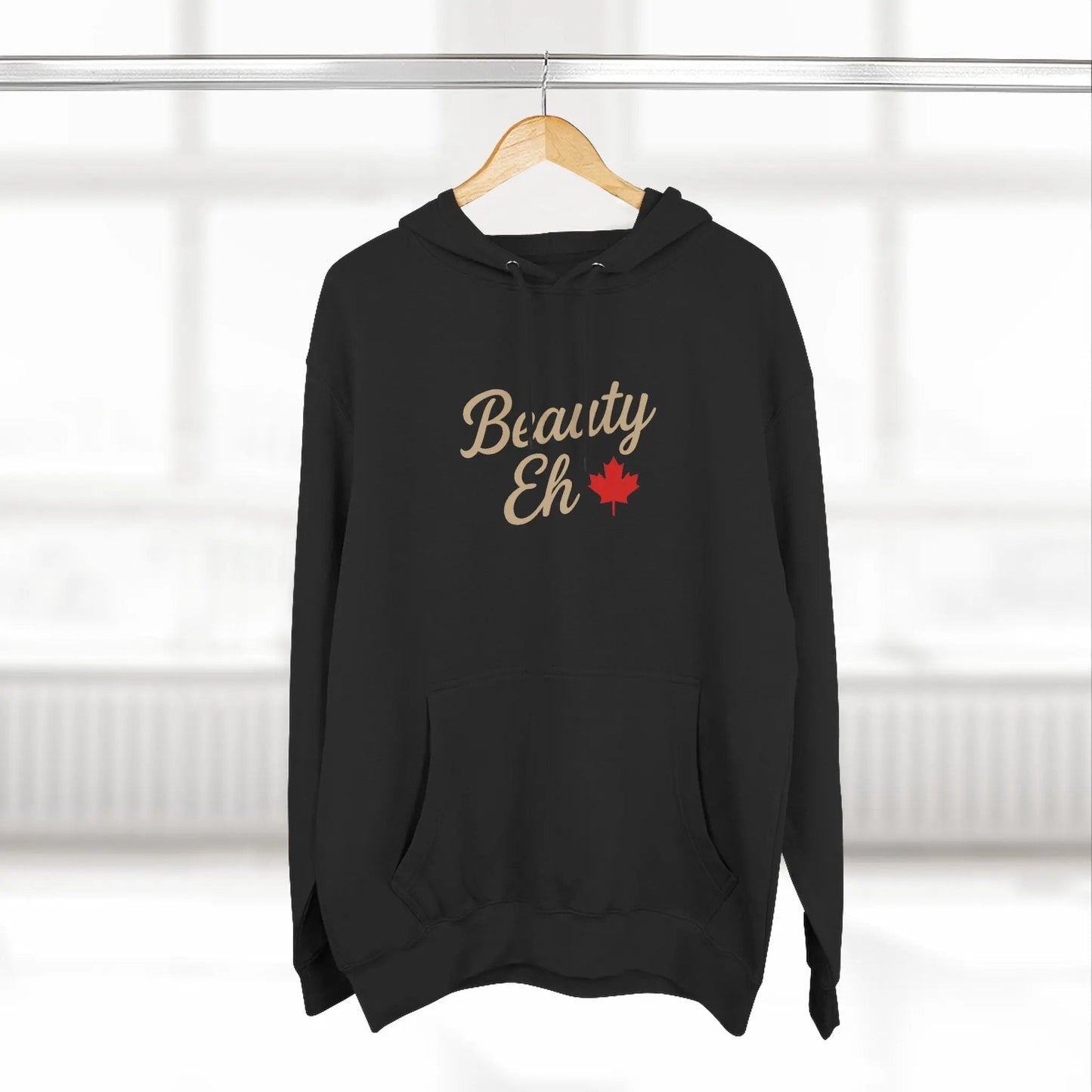 Chandail à capuchon Beauty Eh Canadian - Molleton à capuche Pride à la feuille d'érable - Vêtements de fête du Canada pour femmes - Molleton à capuchon doublé en polaire confortable