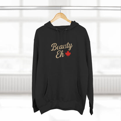 Chandail à capuchon Beauty Eh Canadian - Molleton à capuche Pride à la feuille d'érable - Vêtements de fête du Canada pour femmes - Molleton à capuchon doublé en polaire confortable