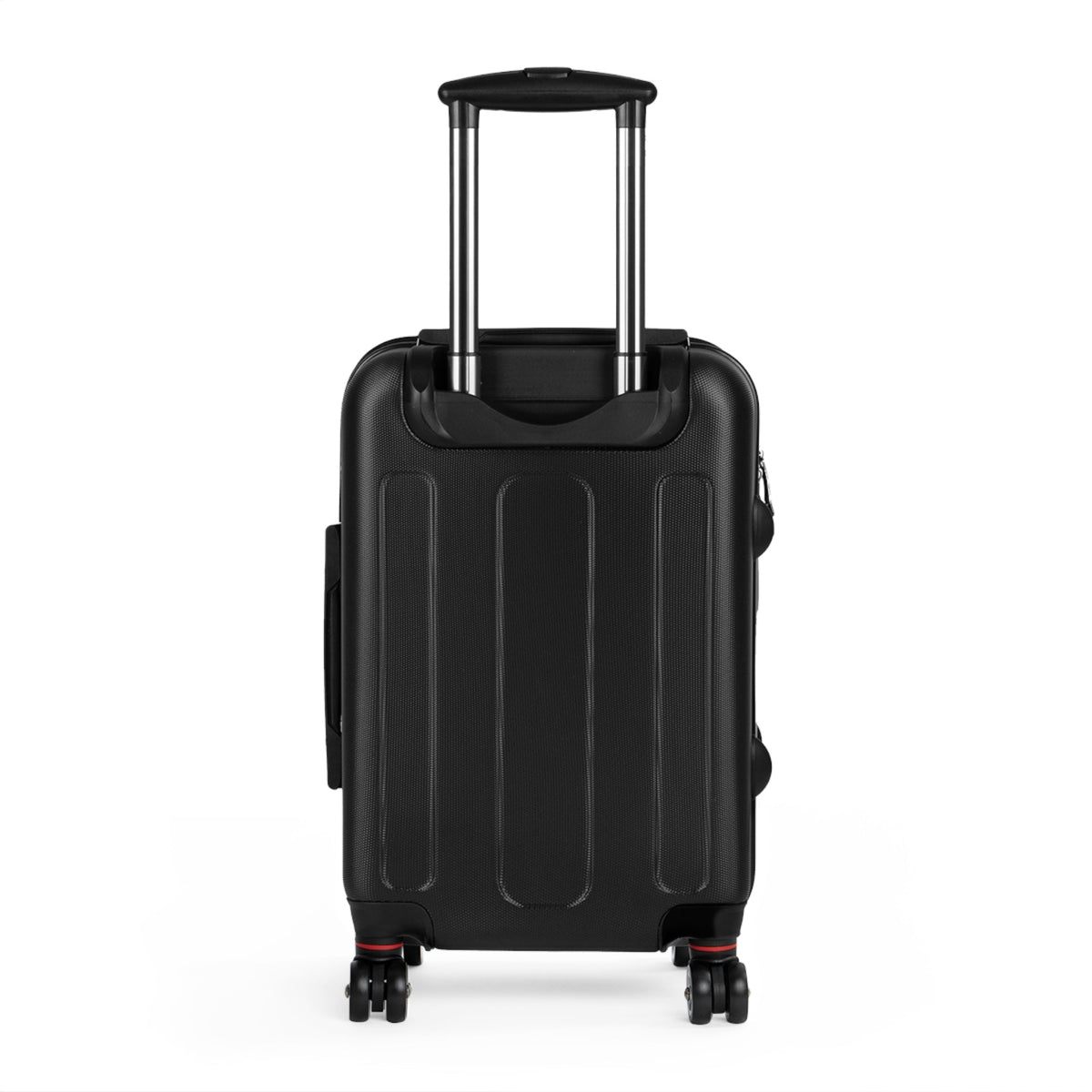 Retro Beige Circle Pattern Suitcase – Vintage Geometric Carry-On Luggage