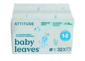 Couches Attitude - Tailles 1 & 2 (3-8kg) (32 unités)