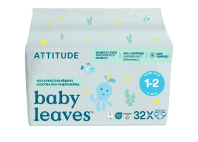 Couches Attitude - Tailles 1 & 2 (3-8kg) (32 unités)