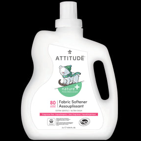 Assouplissant pour bébé sans parfum Attitude (80 brassées) (2L)