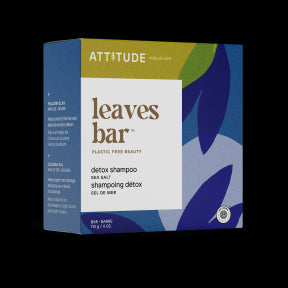 Attitude - Barre de shampoing - Sel de mer détoxifiant (113g)