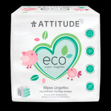 Attitude - Lingettes Bébé 100% Biodégradables Recharge (216un)