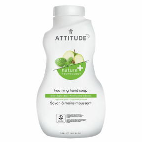 Attitude - Savon Moussant Mains Pomme & Basilic Recharge (1 L)