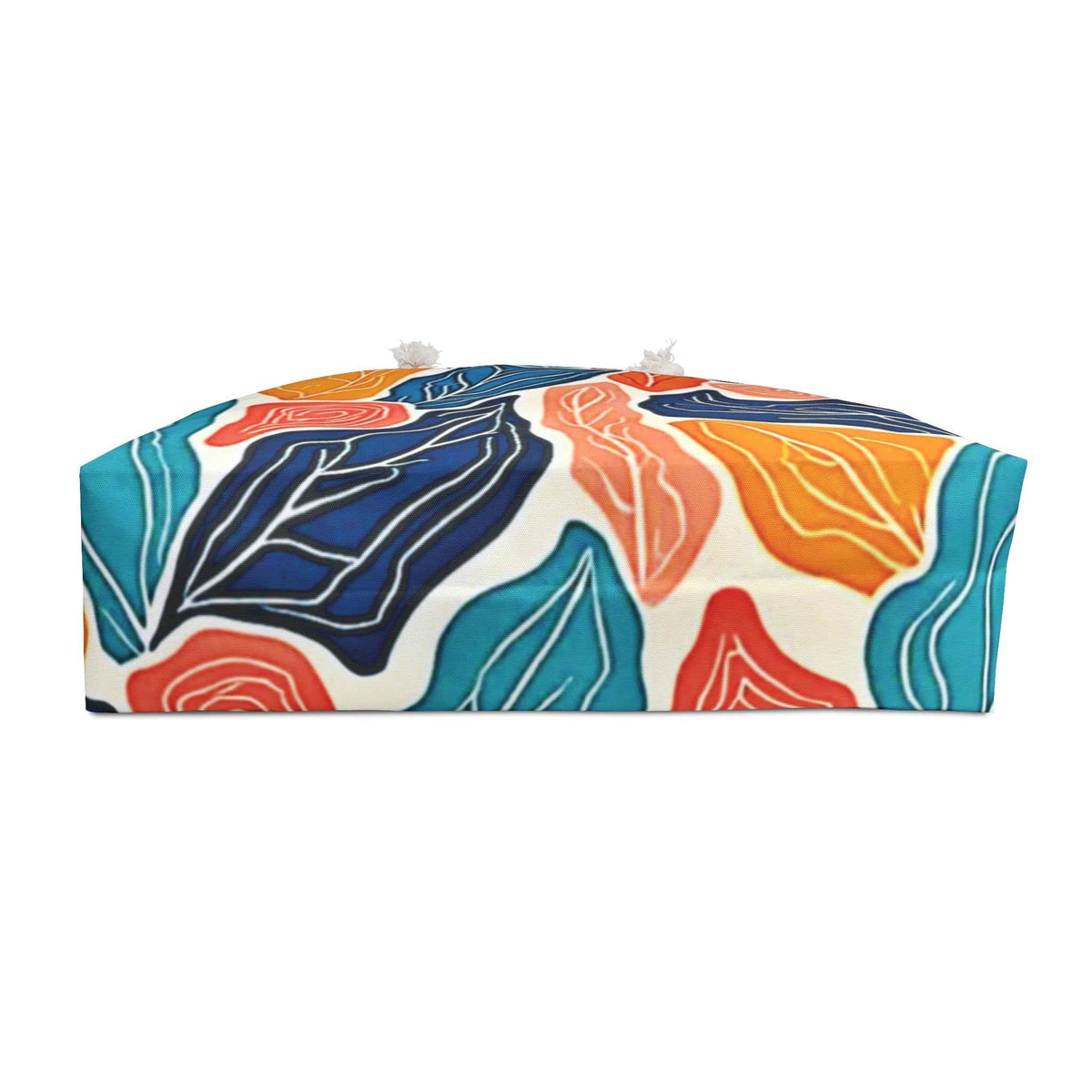 Sac de voyage abstrait coloré à motifs de feuilles | Sac de plage | Grand cabas | Sac de maman de tous les jours | Sac de cabine pour maman
