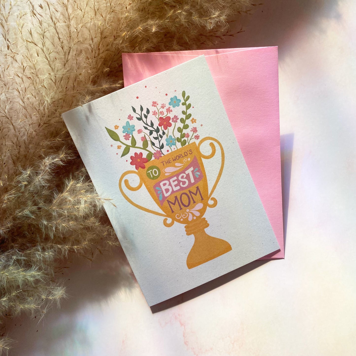 À la meilleure maman du monde | Mini-carte de vœux Fête des Mères