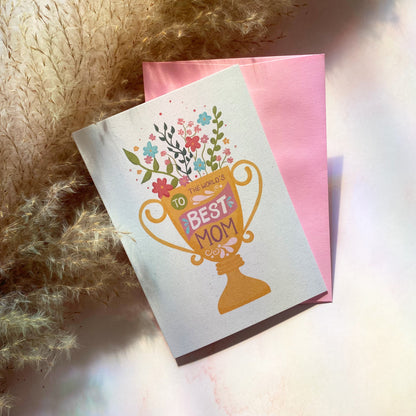 À la meilleure maman du monde | Mini-carte de vœux Fête des Mères