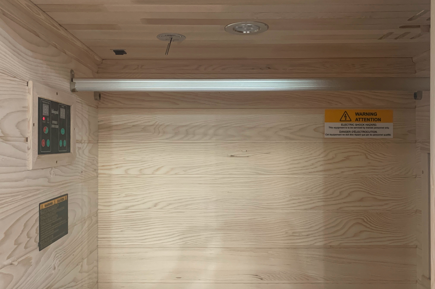 Blisspod | Vienne | Sauna infrarouge lointain | Pruche du Canada très faible champ électromagnétique | 185 cm H x 90 cm L x 65 cm P | 1 personne