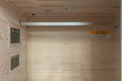 Blisspod | Vienne | Sauna infrarouge lointain | Pruche du Canada très faible champ électromagnétique | 185 cm H x 90 cm L x 65 cm P | 1 personne