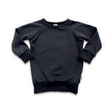Youth Bamboo Fleece Raglan Pullover | Black