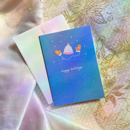 Mini carte de vœux Joyeuses Fêtes