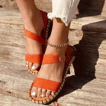 Sandales mode à une bride et boucle latérale pour femmes