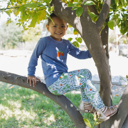 Kids' Bamboo Leggings | Garden Snakes