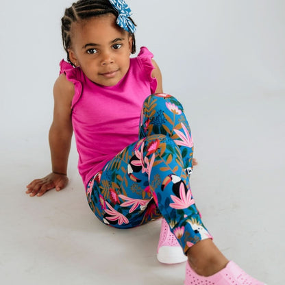 Kids' Bamboo Leggings | Pineapple