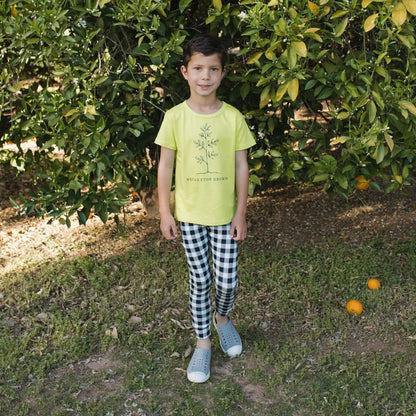 Kids' Bamboo Leggings | Bison Plaid