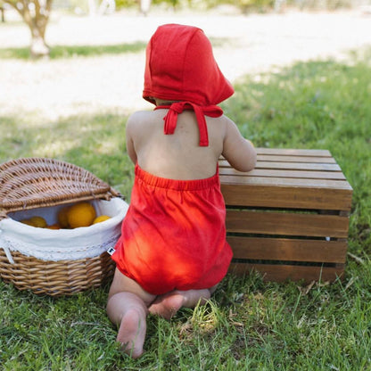 Baby/Kids' Bamboo Halter Romper | Bison Plaid